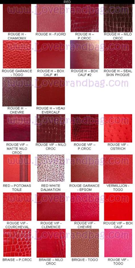 rojo hermes color manual|hermes rouge h color guide.